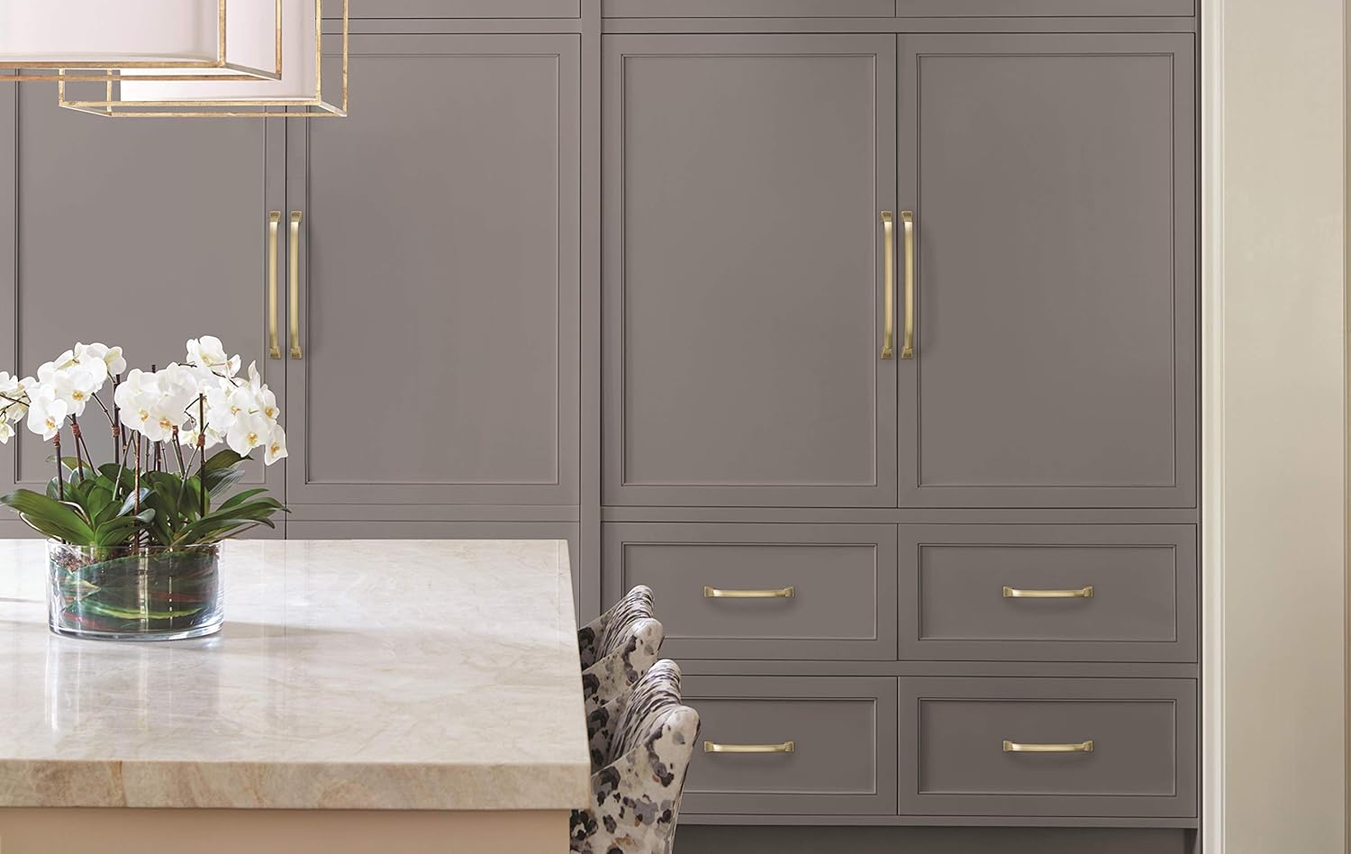 Amerock | Appliance Pull | Golden Champagne | 8 inch (203 mm) Center to Center | Revitalize | 1 Pack | Drawer Pull | Drawer Handle | Cabinet Hardware