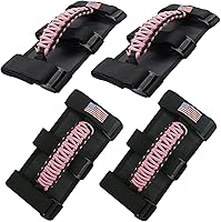 Vista 9 de para Accesorios Jeep Wrangler Asas de Agarre de Barra Enrollable de Agarre y Empuñadura con Borde Compatible con Jeep Wrangler YJ TJ JK JKU JL JLU