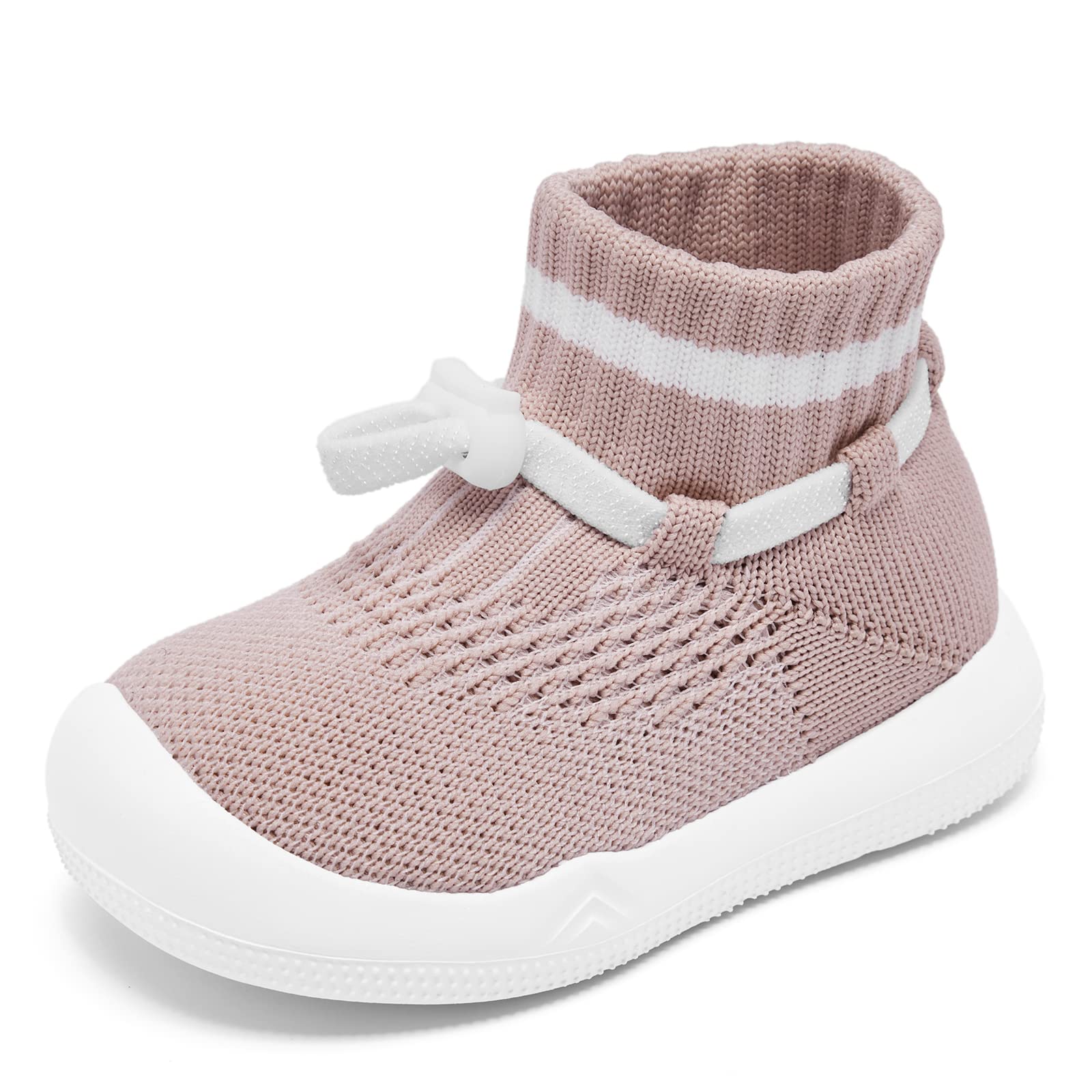 Baby Anti-Rutsch-Socken für Jungen Mädchen Weiche Schutzschuhe mit schützender Zehenkappe Leichte Atmungsaktive Wanderschuhe
