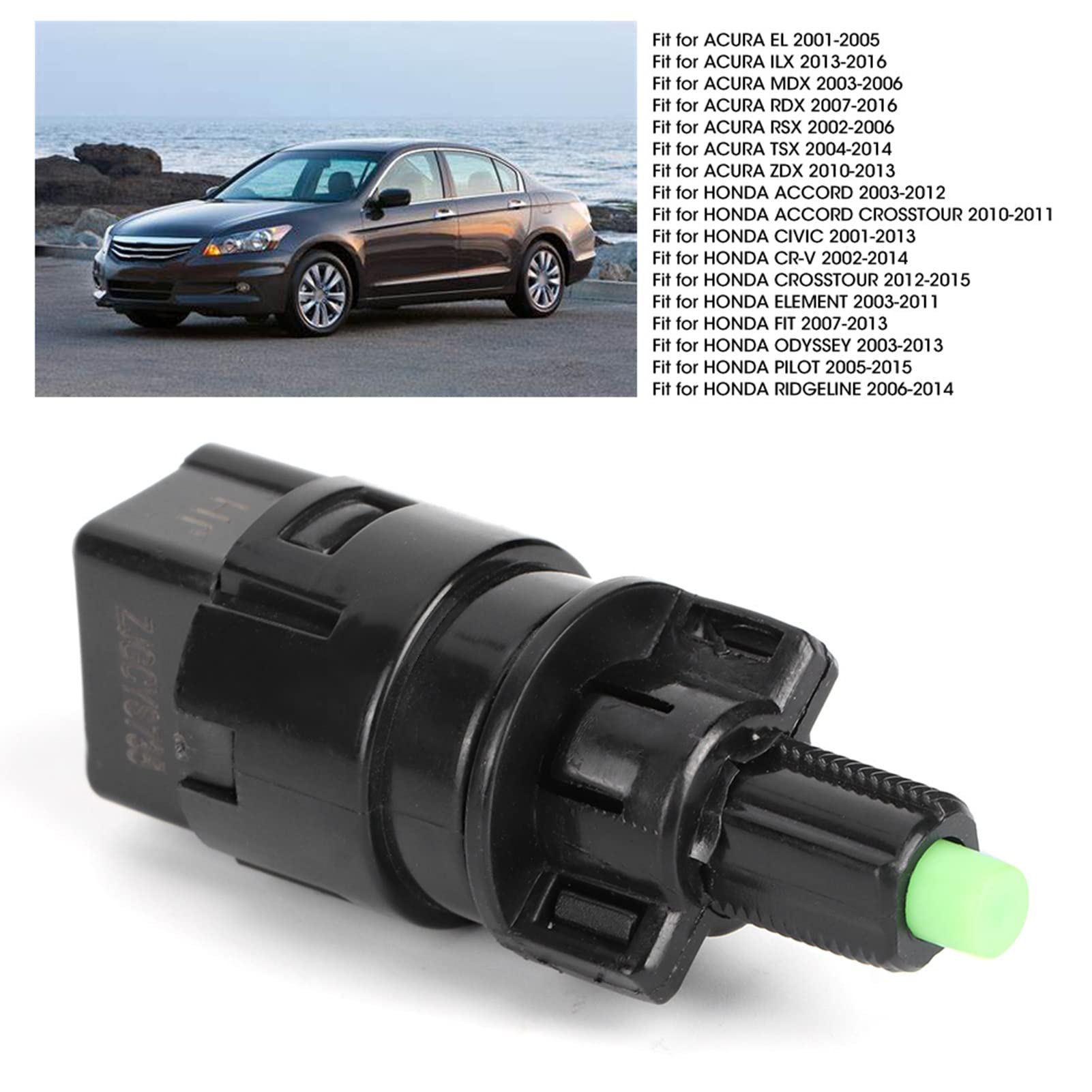 ABS Kuppellampenschalter Set - 2-teiliger Ersatz Für Honda Accord CR-V Element