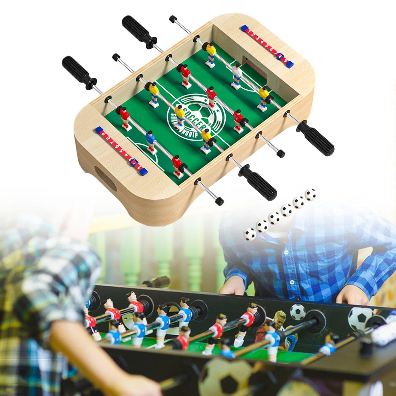KESOTO Futbolín con Pelota Y Marcador, Set Portátil para Partidos de Fútbol Sala, Ideal para Fiestas, L