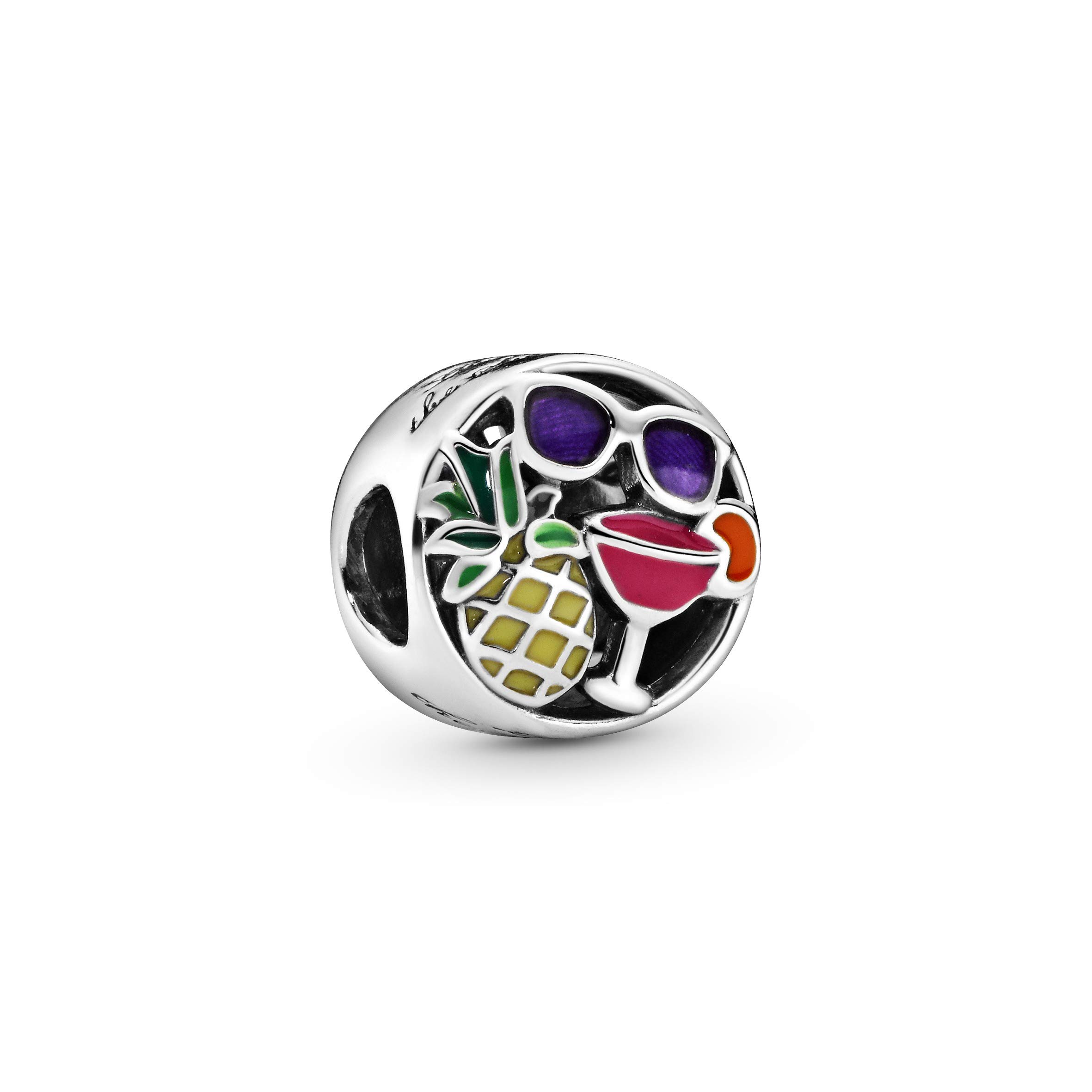 CHARM PLATA ESMALTE SUMMER FUN