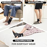 Vista 4 de NEOFECT Férula para Pie Caído - Férula de Tobillo AFO Ajustable para Caminar y Recuperación de Accidente Cerebrovascular, Material Transpirable