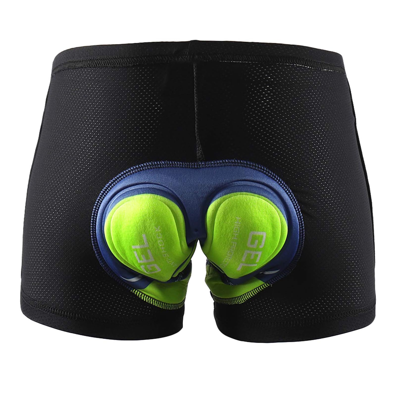 SNONESIY Radlerhose Herren Gepolstert,Fahrradunterhose Herren Gepolstert,Fahrrad Hose,mit 2 Paar Schwarzen Geraden Eisseidenärmeln,Atmungsaktiv,Schnelltrocknend und Stoßfest,Geeignet zum Radfahren
