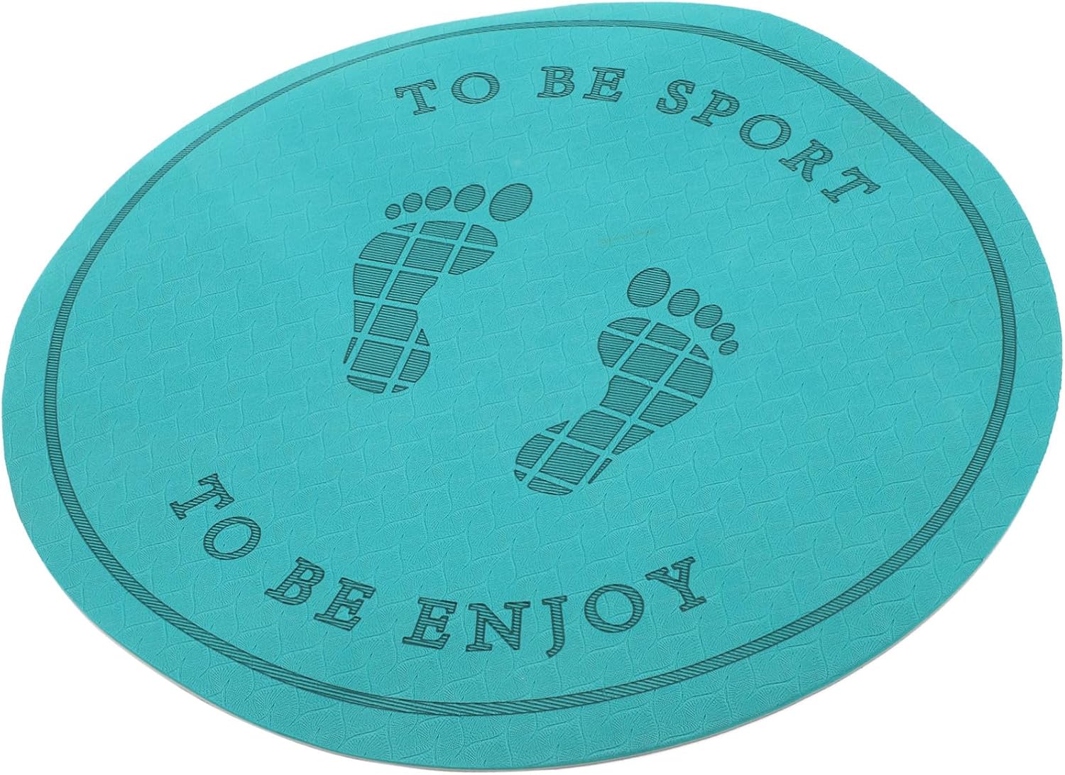 SUPVOX Portable Tpe Jump Rope Mat Shock Absorbing Soundproof Household Sports Pad Non-slip Lightweight Exercise Mat for Adults