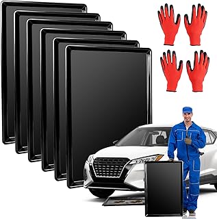 6-Pack Oil Drip Pan for Under Car (35.4 x 24 x 1.6 Inch) with