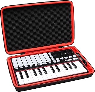LTGEM EVA Hard Case for AKAI Professional APC Key 25 MK2 USB MIDI Keyboard Controller - Travel Protective Carrying Storage Bag