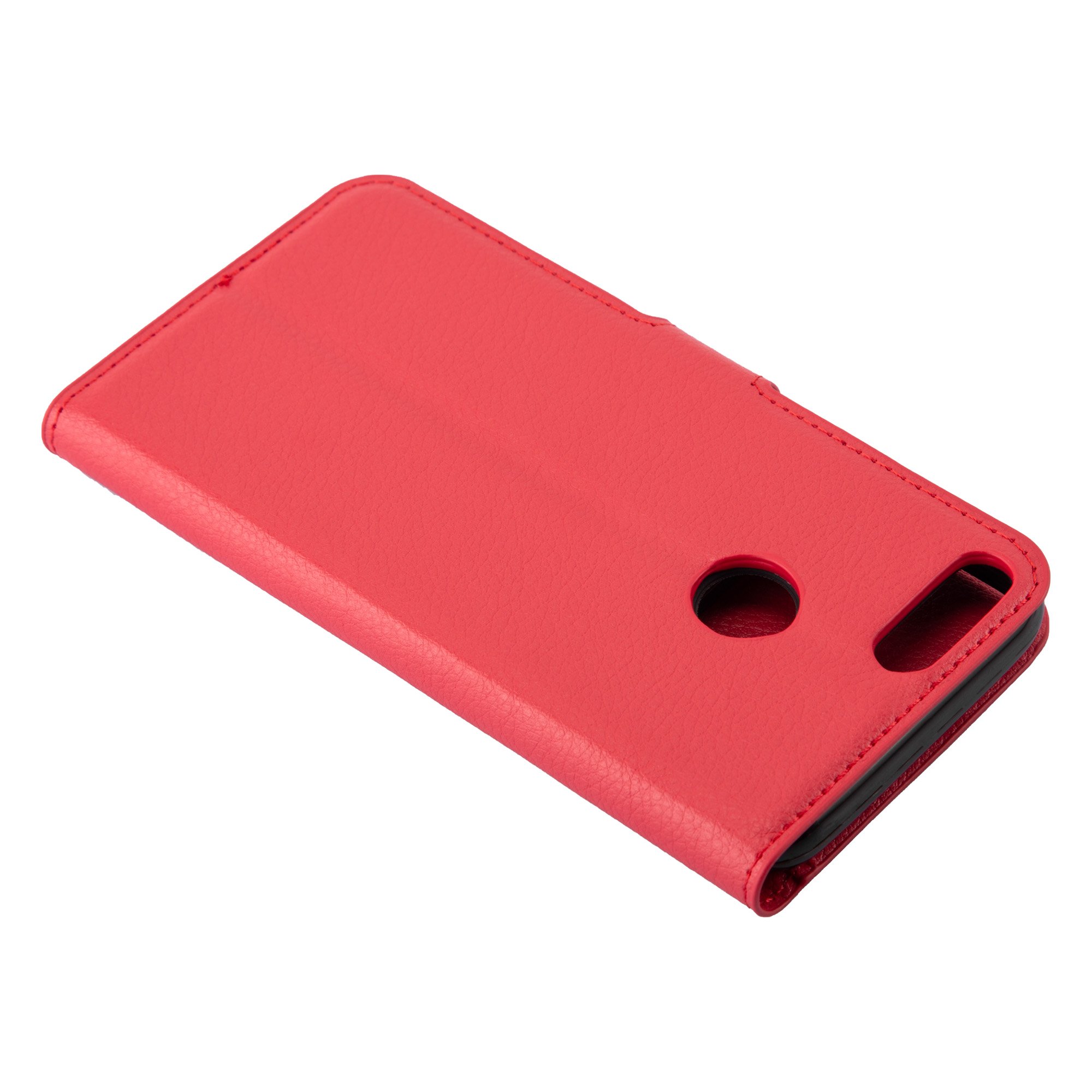 Cadorabo Custodia A Portafoglio Per Honor 9 - Pelle Finta Rossa Carminio, Con Vani Carte, Chiusura Magnetica E Funzione Stand