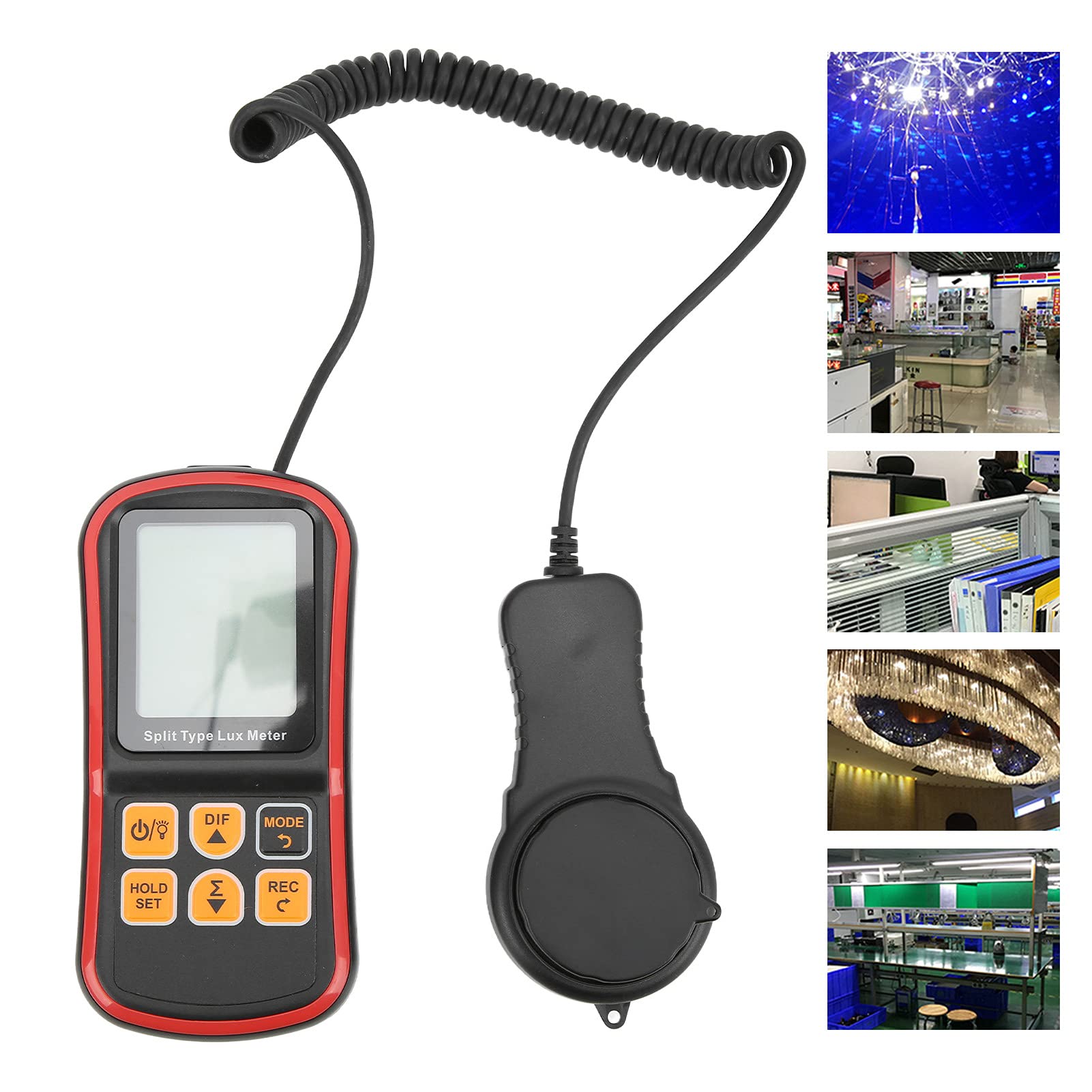 Fotómetro Digital con medición de Temperatura de Amplio Rango hasta 200 000LX