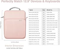 Vista 2 de MoKo Funda para tablet de 13 pulgadas, compatible con iPad Pro M5 de 13 pulgadas y Air M4/M3, iPad Pro 12.9 M2 y M1, Surface Laptop Go 12.4, Galaxy