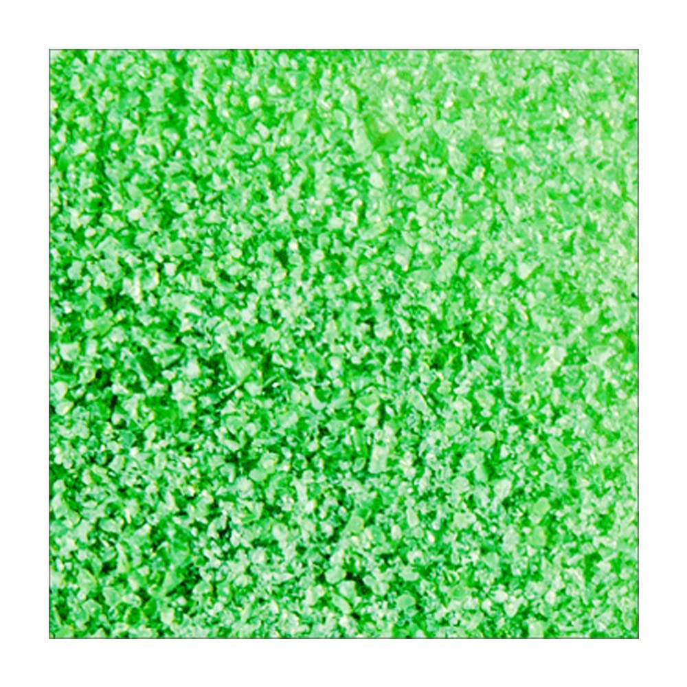 Oceanside Glass Frit - Fine Dark Green Opal 96 COE - 8.5 oz. Jar (2206)