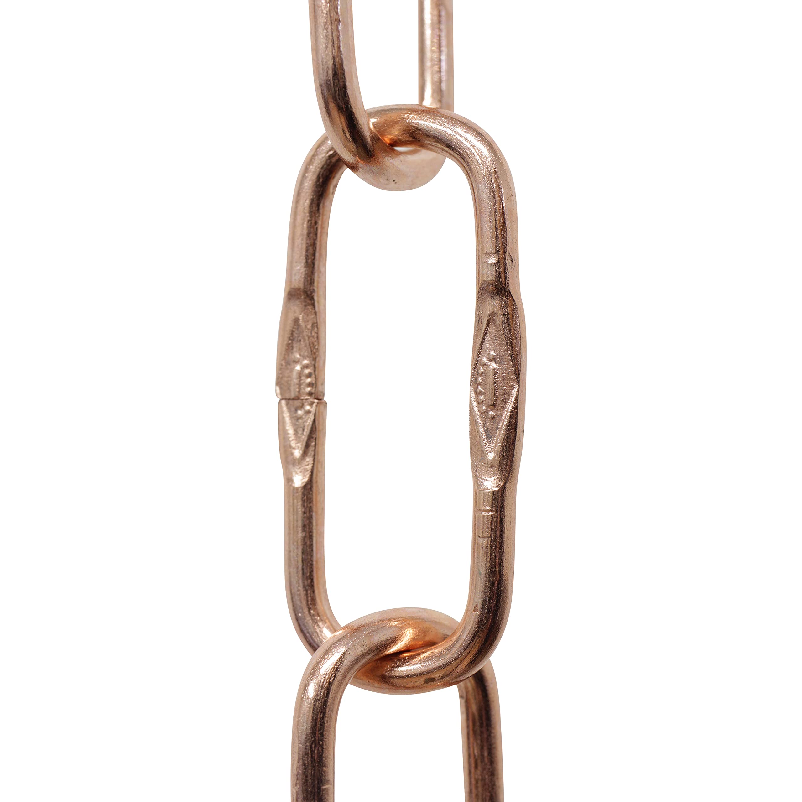 RCH Hardware CH-S58-40-CO-3 Steel Chandelier Chain, Copper (3 Feet)