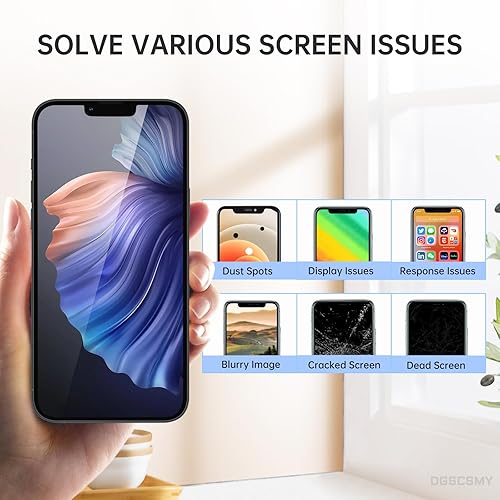 Miniatura 3 de Para iPhone 13 Reemplazo de pantalla con auricular Flex Cable Sensor de proximidad 3D táctil 6.1 "Pantalla LCD digitalizador Asamblea completa