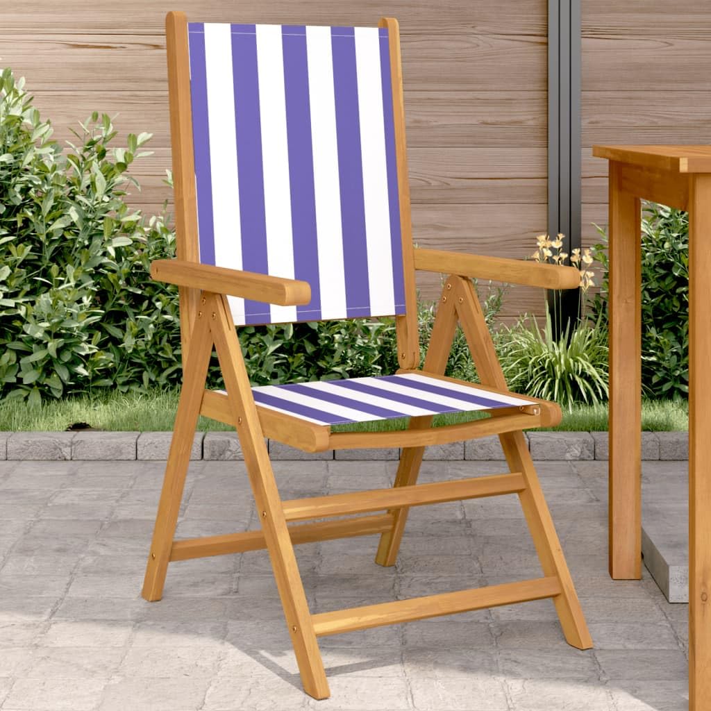 Chaises de jardin en bois d'acacia pour terrasses et repas d'été