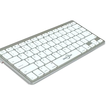 Battop Wireless Bluetooth Keyboard For Ipad Iphone Pc Ios System Apple Style Keyboard Silver Color