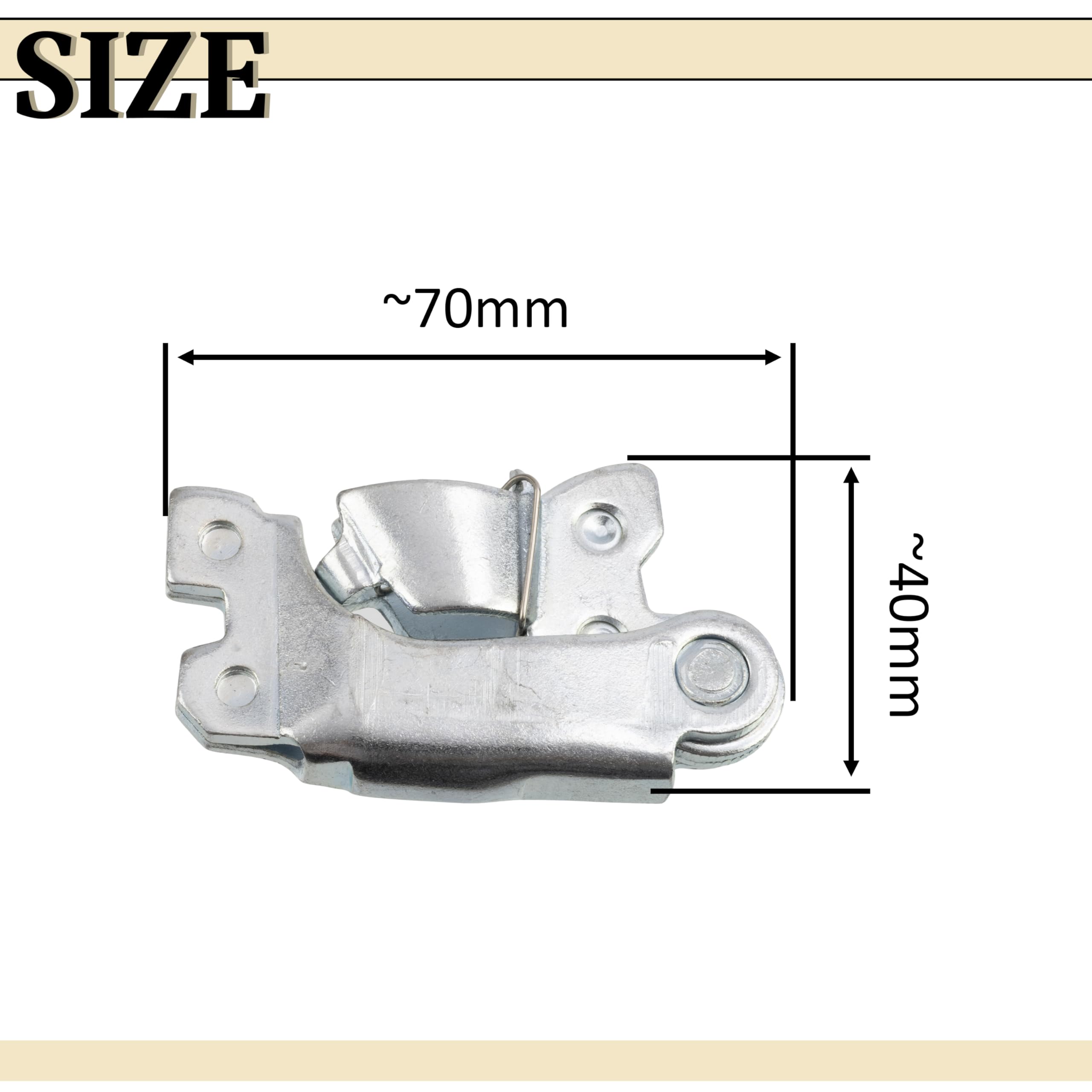 AERZETIX - C71180 - Regolatore, freno a tamburo - lato di montaggio asse posteriore - compatibile con numeri OE 77364020, 77364021, 77364022