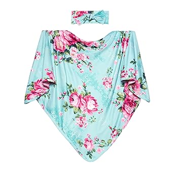 floral swaddle set