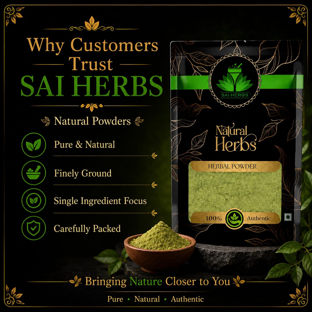 SAI HERBS Marshmallow Roots Powder | Pure & Natural | 100g — Amazon image 6