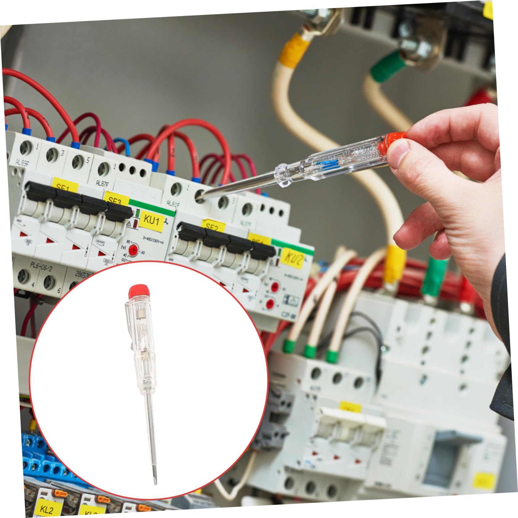 Zerodeko Cacciaviti Isolati Punte Pozidriv a Stella Magnetiche Set 13 Pezzi per Elettricista Acciaio Resistente Custodia Rossa per Riparazioni Professionali