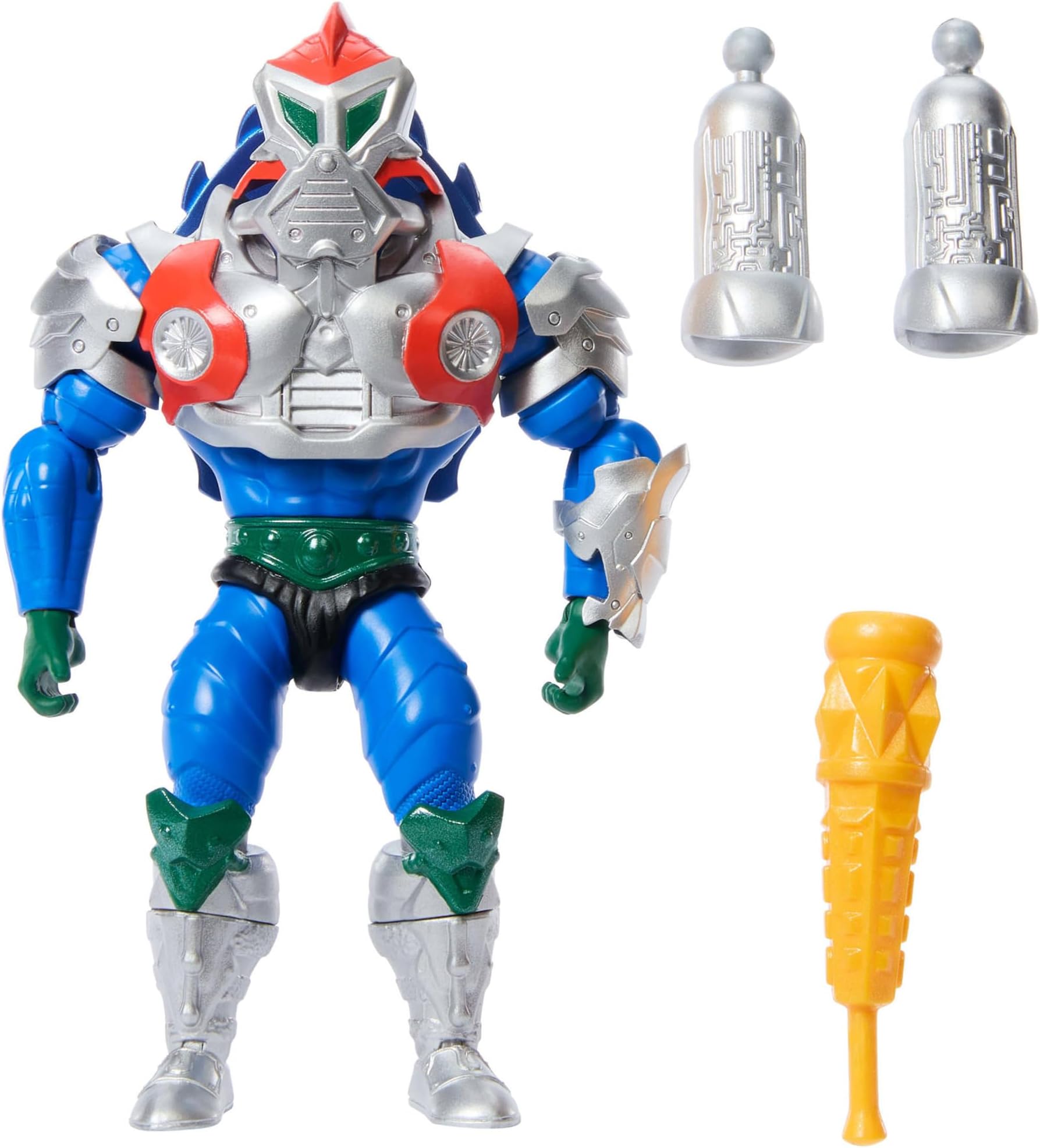 Masters of the Universe Origins Turtles of Grayskull Mekaneck Reptile Wars Posable Action Figure, Teenage Mutant Ninja & MOTU Crossover Hero Toy