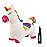 WADDLE Bouncy Hopper Inflatable Animal Hopping Plush, Indoor and Outdoor Toy for Toddlers and Kids, Pump Included, Boys and Girls Ages 2 Years and Up (Unicorn)