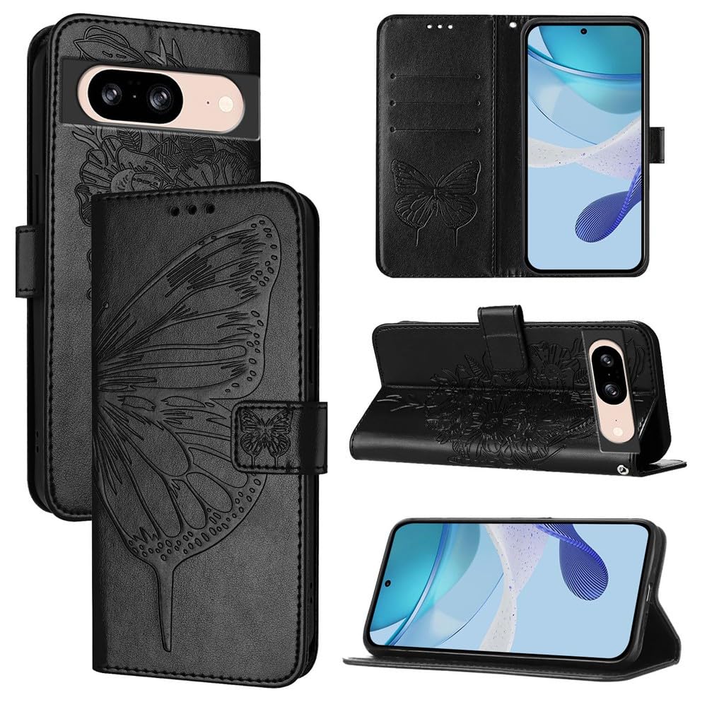 Étui Google Pixel 6 noir pour éviter les rayures d'écran avec porte-cartes - 8