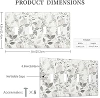 Vista 299 de Placa de pared dúplex de receptáculo de dispositivo de 1 gang de madera envejecida blanca gris con veta de tablón, cubierta de enchufe eléctrico