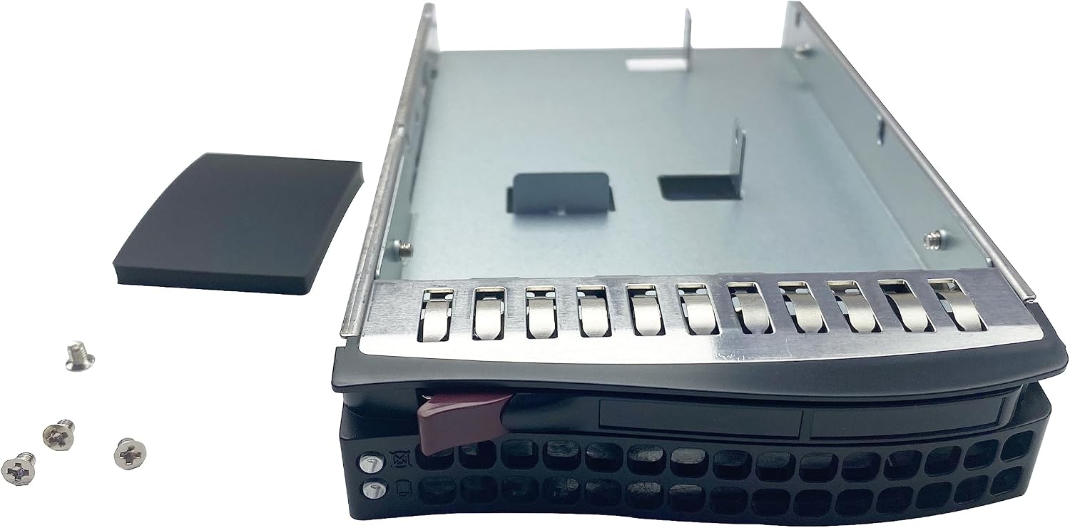 New3.5 to 2.5" HDD Tray Compatible with Supermicro Server MCP-220-00043-0N | BestParts 3.5in Convert to 2.5in Hard Drive Caddy Compatible with Supermicro Server MCP-220-00043-0N with 4xScrews
