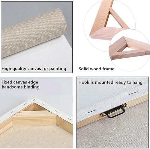 Miniatura 3 de Pintadas a mano, 3 avestruces, bonitas pinturas de animales, divertidas pinturas de avestruz, decoración de pared, lienzo moderno, decoración del