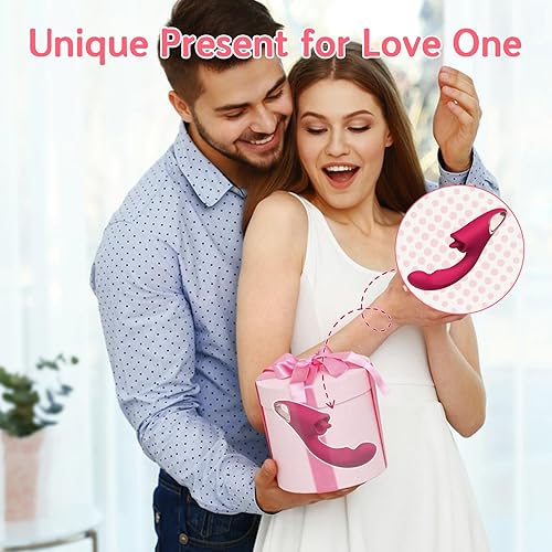 Miniatura 8 de Juguetes sexuales vibradores de juguete rosa para mujeres, juguetes para adultos, vibradores, juguete sexual con 9 modos de lamer y aletear, 9