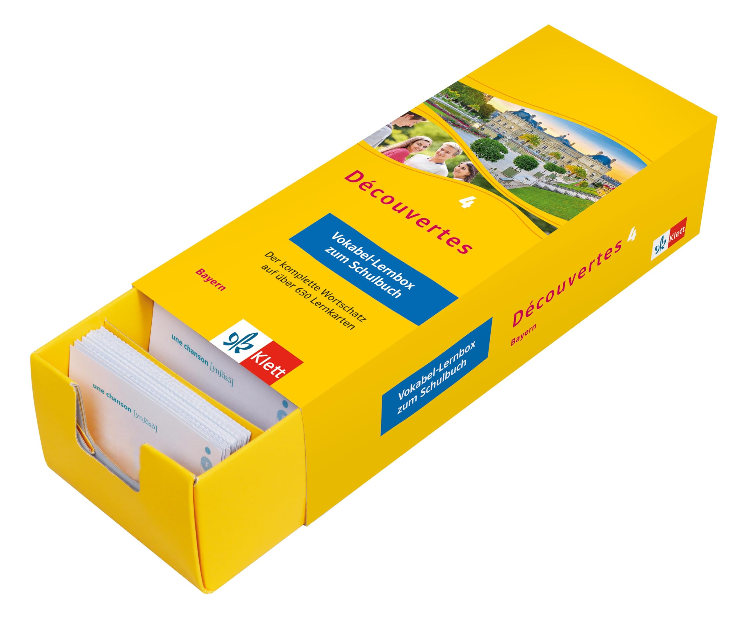 Découvertes 4 Bayern (ab 2017) - Vokabel-Lernbox zum Schulbuch 4. Lernjahr: Französisch passend zum Lehrwerk üben