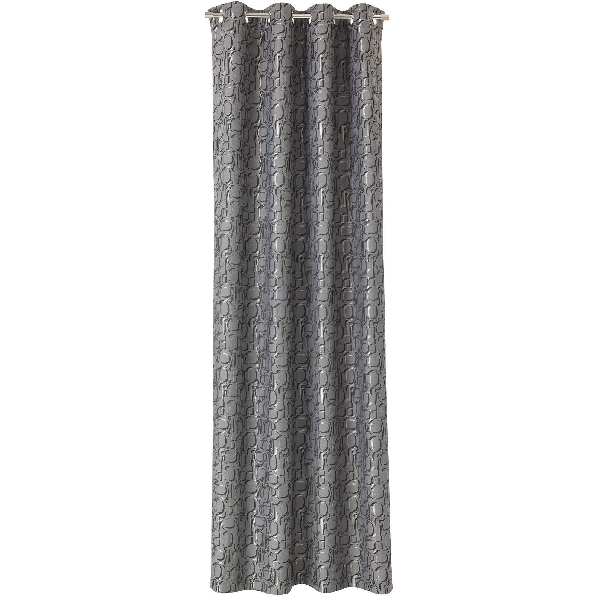 Joop! Ösenvorhänge Ornament Anthrazit 140x250 cm – Ornament, blickdicht