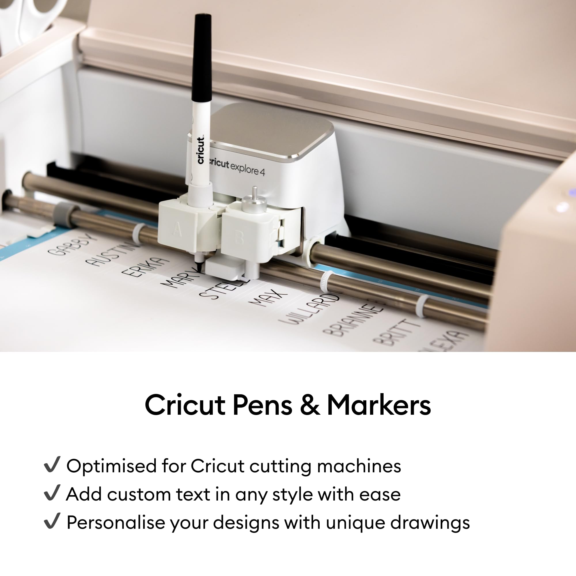Cricut Marcadores de doble cara, juego definitivo (paquete de 20) 0.4 y 1.0