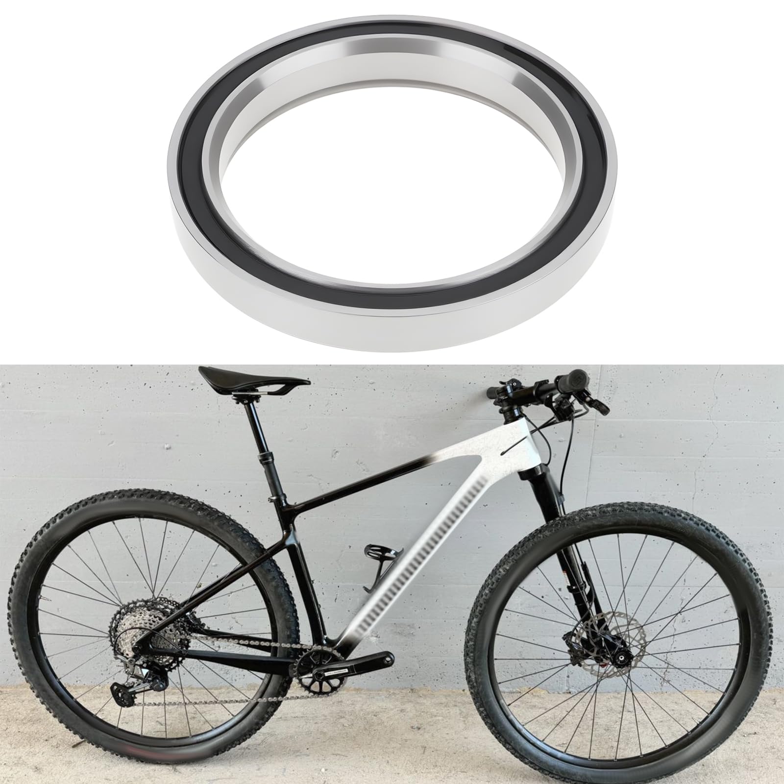 Cuscinetti per Serie Sterzo per Bicicletta 2 Pezzi ACB518H8 40x51,8x8 Mm Compatibili con Giant Compatibili con Telai Specialized