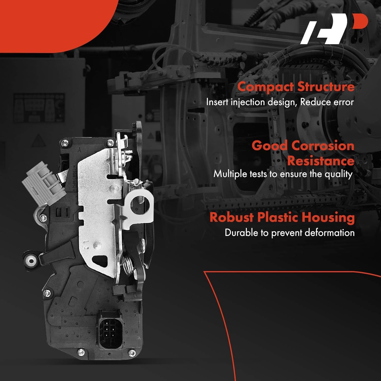 A-Premium Front Left Driver Side Door Lock Actuator Compatible with Buick Lucerne 2006-2010 Sedan, for Model Without Anti-Theft Package