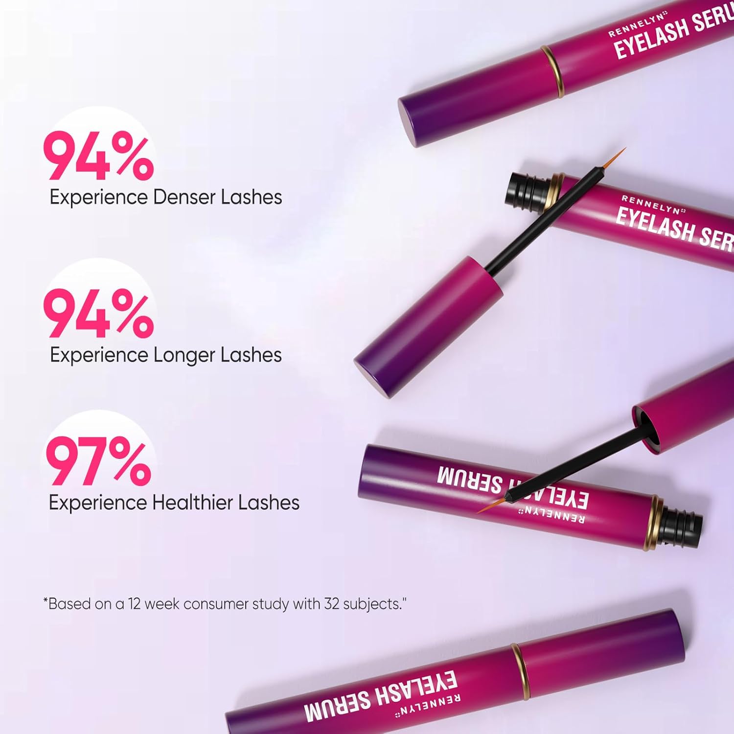 Eyelash Serum Lash Growth Enhancer: Advanced Natural Formula (Orchid, 5 ML) - Image 5