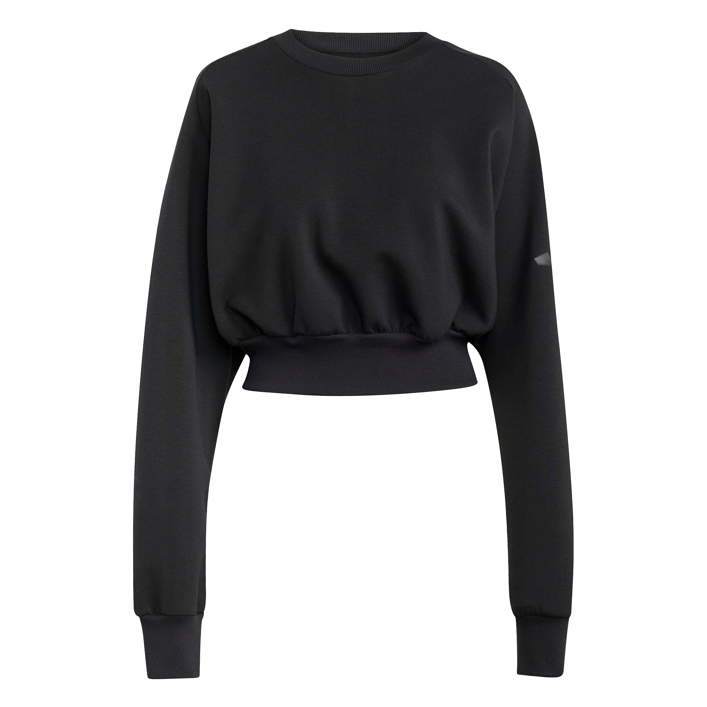 adidas Women's Soft Lux Sweatshirt, black, L