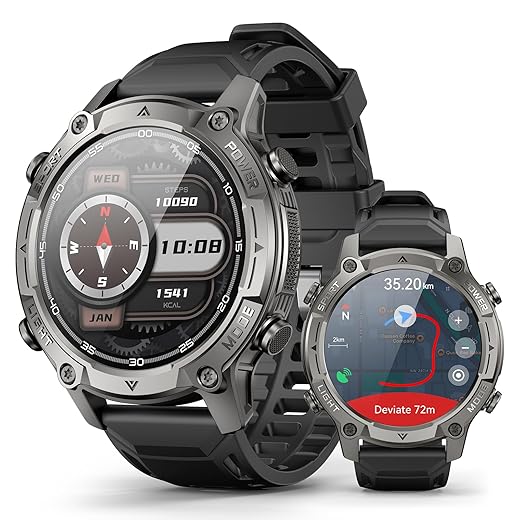 2026 AI Smartwatch with Standalone GPS Maps
