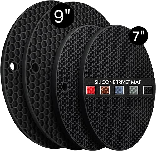 Miniatura 39 de Alfombrilla de microondas extra grande de silicona y cubierta para alimentos - Alfombrilla como portavasos, cubierta para protección contra 04 azul,