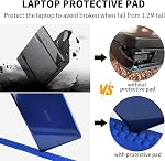 DUSLANG 17 Inch Laptop Backpack for Travel Water Resistant College Backpack for Men Laptop Bag with USB Charging Port, Black, 17 Inch, Backpack