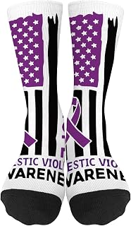 Domestic Violence Iron On Transfers Half Calf Sock For Her