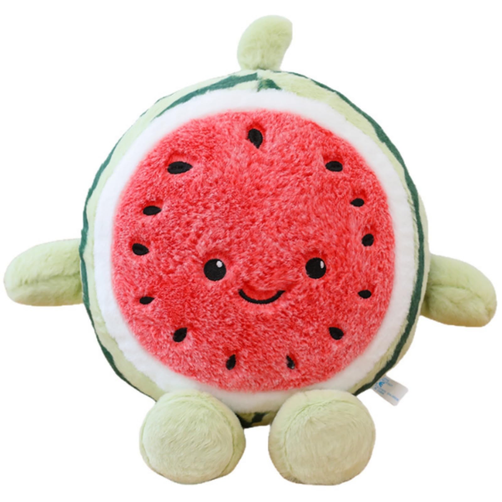 Tikwisdom 35 cm Creative Fruit Plush Toy, Watermelon Plush Doll Pillow Stuffed Cute Soft Toys, Soft pillow cushionHome DecorationPlush ToyGift