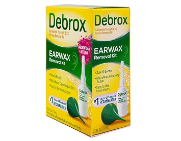 Debrox Drops Earwax Removal Aid Kit - 0.5 Oz (حزمة 3)