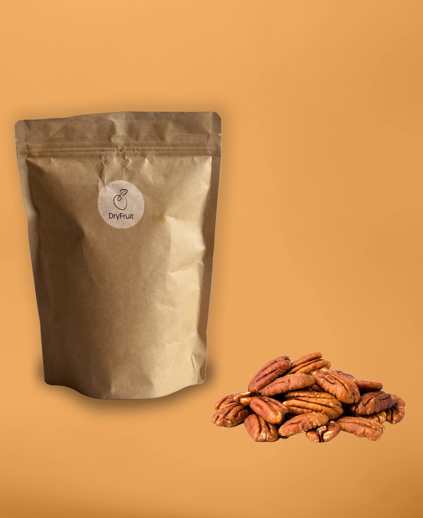 Pekannüsse geschält 1Kg | Pekannusskerne | roh, unbehandelt und naturbelassen | ungesalzen sowie ungeröstet | ganze Hälften - ohne Schale | aromatisch
