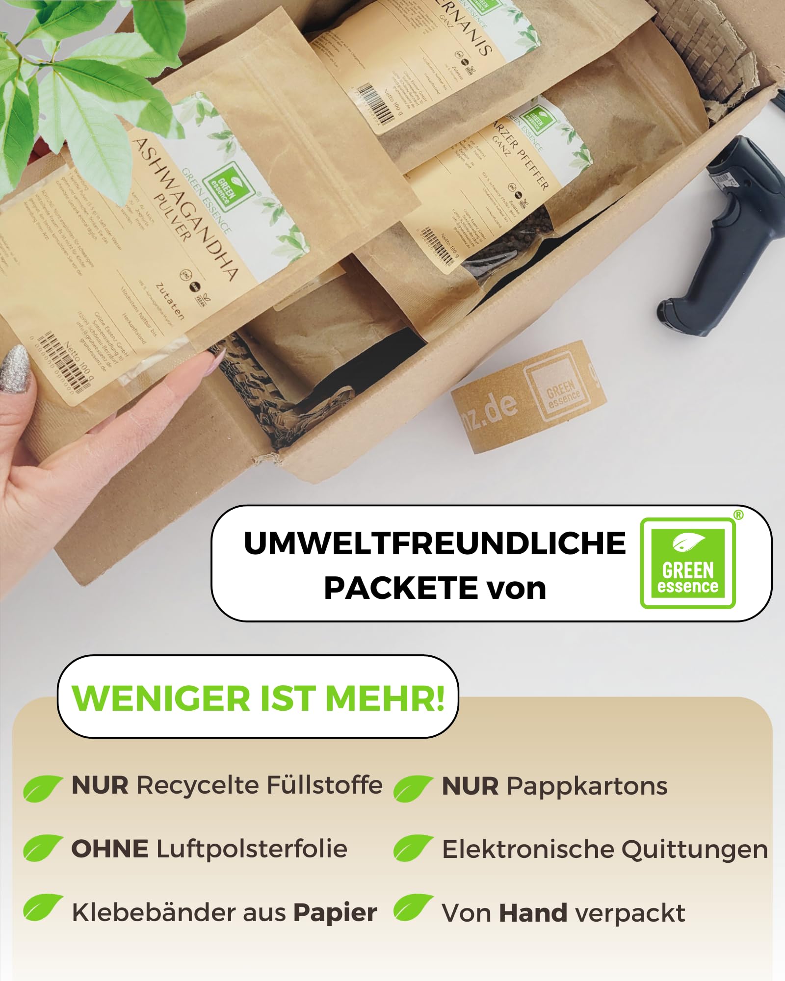 Agar Agar 500g von der Grünen Essenz Natürliches Pflanzliches Veganes Geliermittel Agar-Agar Pulver Gelatine Ersatz als Verdickungsmittel Vegane Gelatine ohne Schweinefleisch Stärke 940 (500 Gramm)
