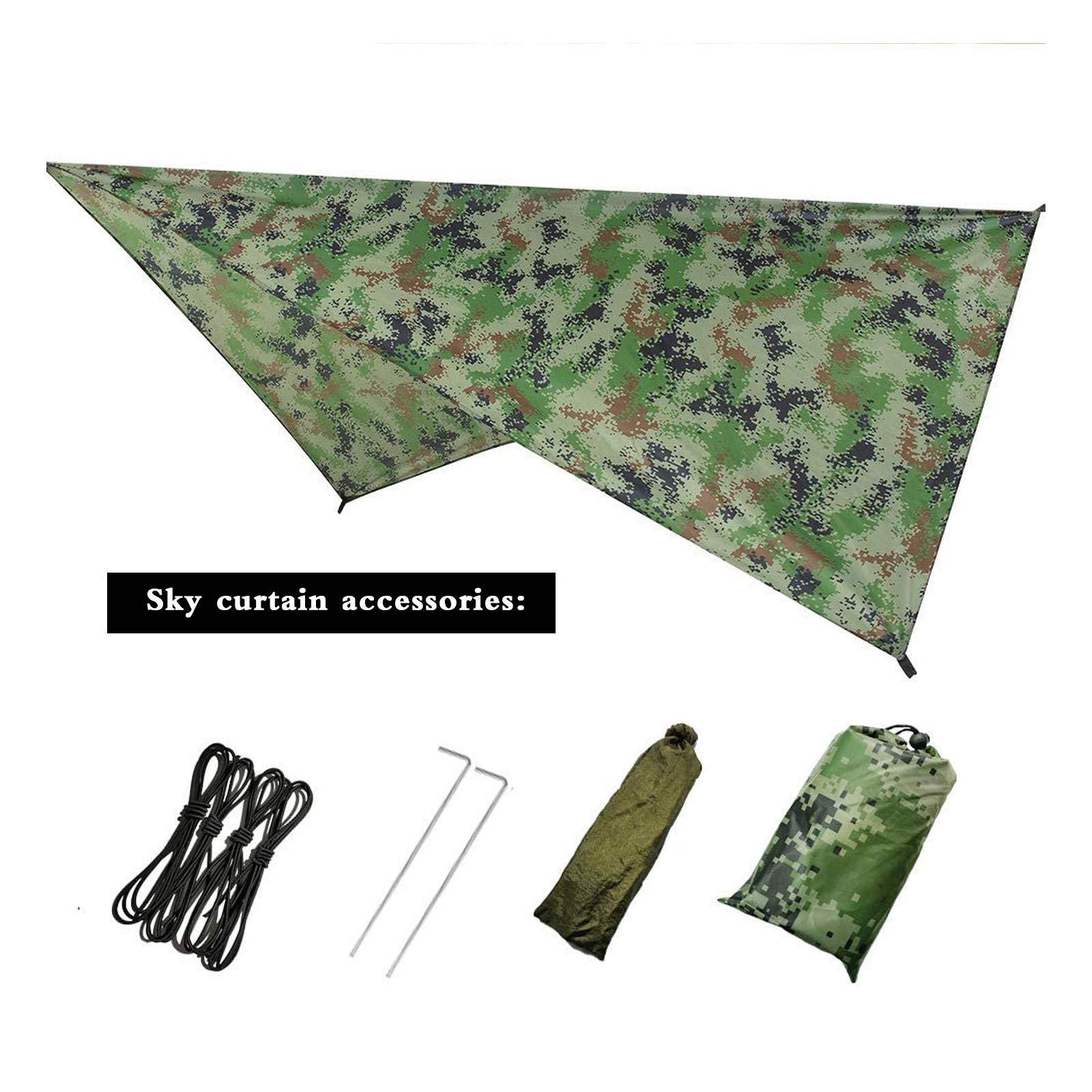 Hamac De Survie 2 Places Avec Moustiquaire – Pour Camping Et Plein Air, Neuf Sous Emballage