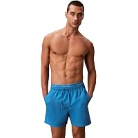 Calvin Klein Uomo Pantaloncino da Bagno Medium Drawstring con Coulisse