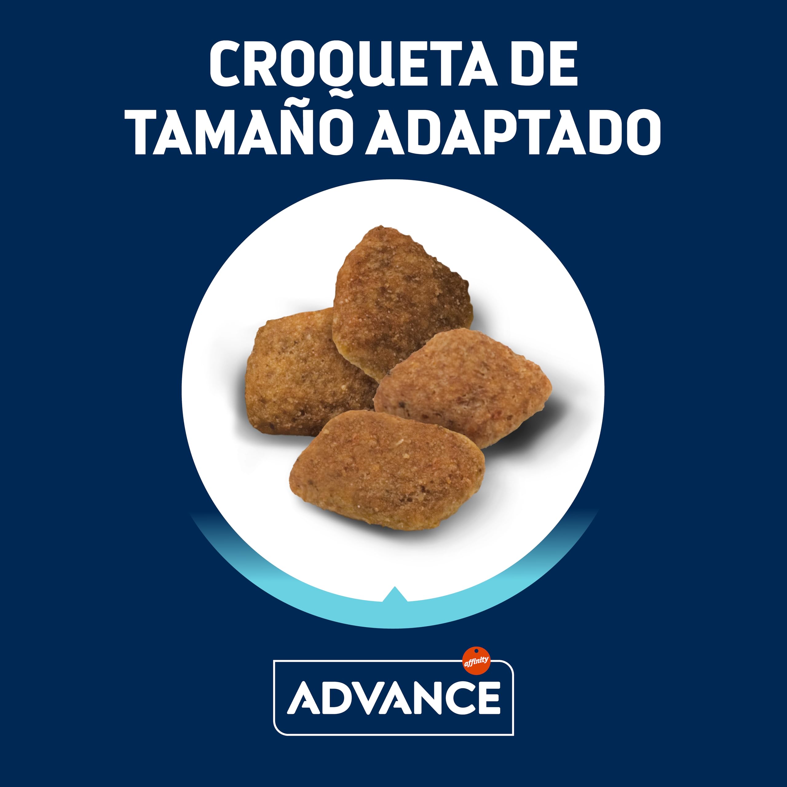 Advance Medium Senior, Pienso para Perros Senior (+7 años) de Razas Medianas con Pollo, 12kg