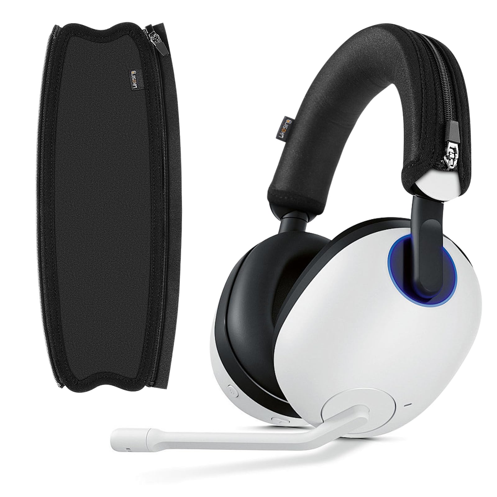 Likesing Headphone Headband Cover, INZONE H9 Headphone Band Cushion Compatible with S0ny INZ0NE H3/ H5/ H7/ H9 Headphones, Thicker Sports Fabric