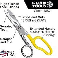 Vista 6 de Klein Tools Kit de herramientas para cables - Engarzador, corte, raspador, lima